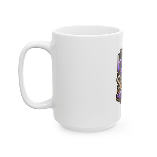 "Healing Begins" - White Ceramic Mug 