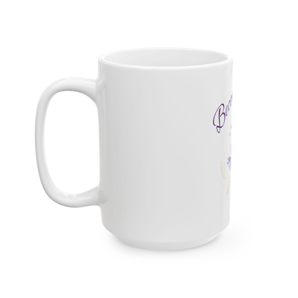 "Becoming Her"- White Ceramic Mug 