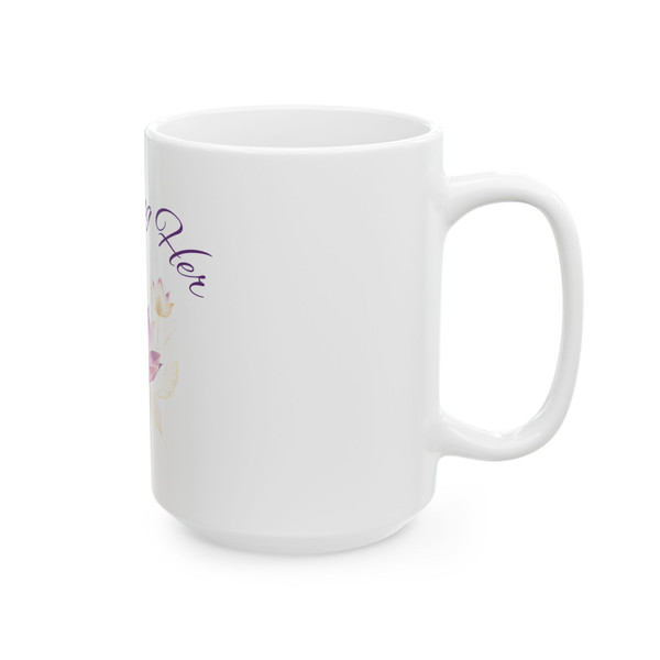 "Becoming Her"- White Ceramic Mug 