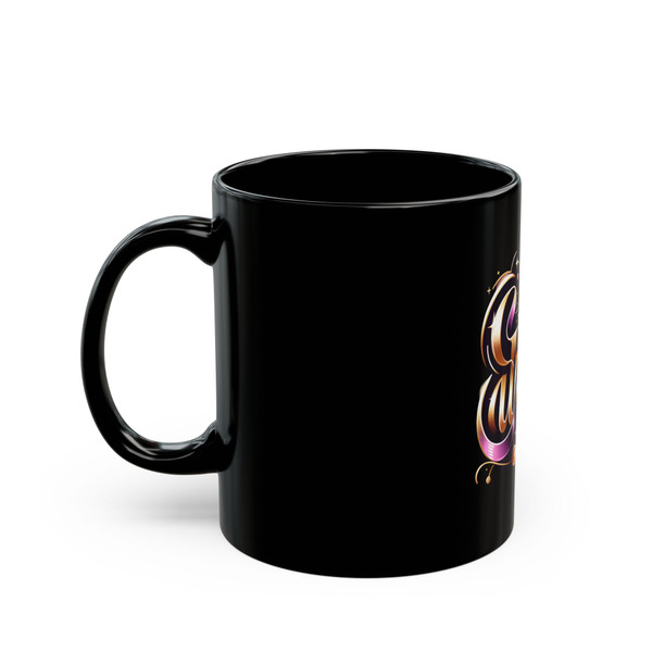 "I'm a Grown Woman Now" - Black Ceramic Mug 