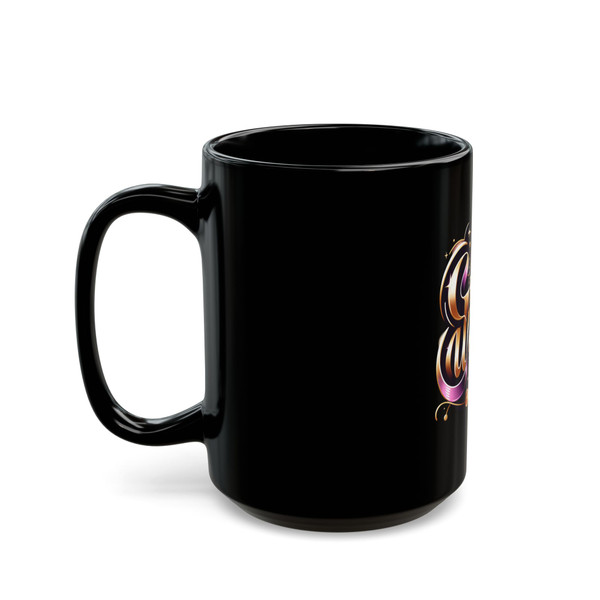 "I'm a Grown Woman Now" - Black Ceramic Mug 