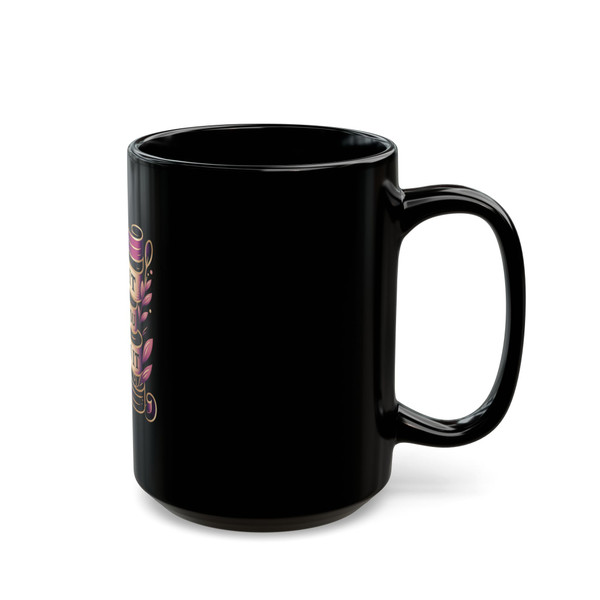 "Say It Like You Mean It" - Black Ceramic Mug 