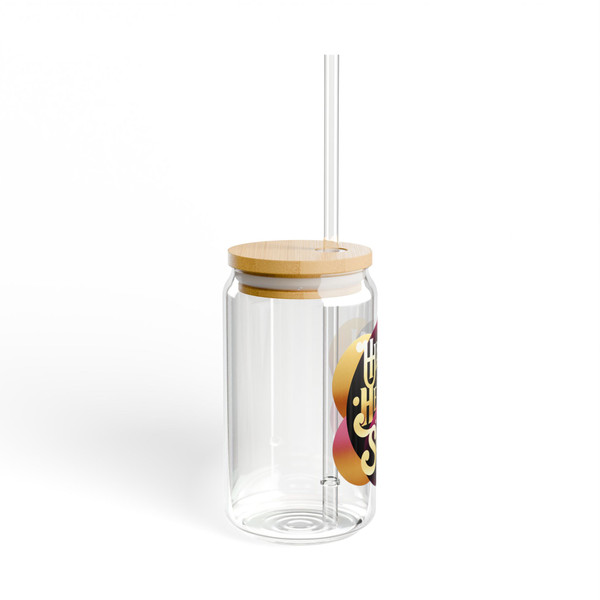 "Happy, Healthy, Sexy" - Sipper Glass, 16oz - 