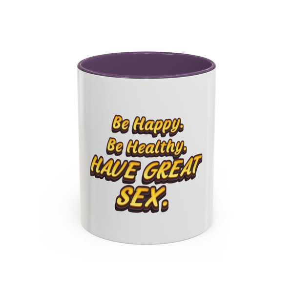  "Be Happy......", Motivational Coffee Mug 