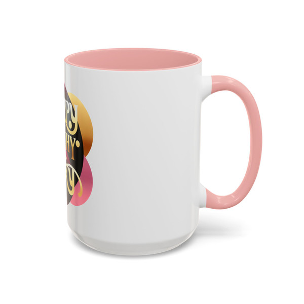 "Happy, Healthy, Sexy" Accent Coffee Mug 