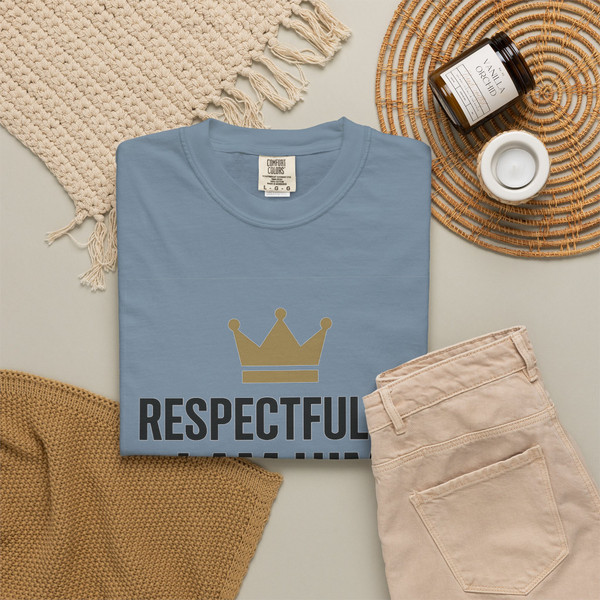 Respectfully, I’M HIM statement T-shirt featuring bold typography on a unisex tee.