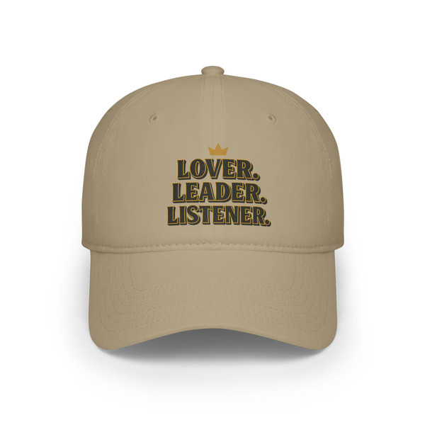 Lover, Leader, Listener Baseball Cap
