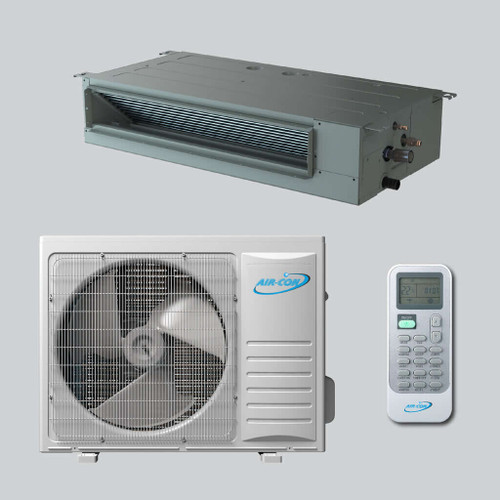 Air-Con | 12,000 BTU | 23 SEER | Concealed Duct Ceiling | Single-Zone Mini Split System | 208-230V | ASLCI4H4S12 / ASLEK4H4S12