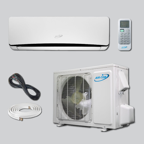 Air-Con | 12,000 BTU | 18 SEER | Wall Mounted | Single-Zone Mini Split System | 208-230V | ATUCI4H1S12 / ATUEM4H1S12