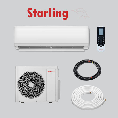 Tosot | 30,000-36,000 BTU | 22 SEER2 | Wall Mounted | Single-Zone Mini Split System | 208/230V | TACCI7H4R30/TACEM7H4R30, TACCI7H4R36/TACEM7H4R36