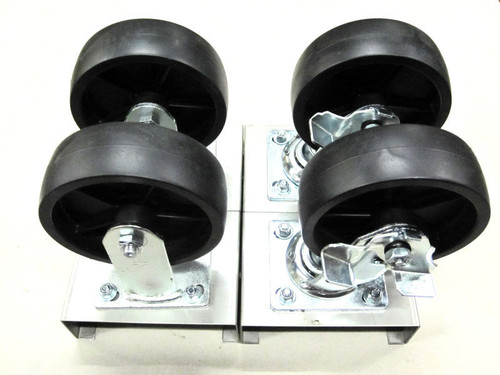 Polar Cool | 6" Diameter, Set of 4 | Wheel Kit | 6450-6051 | For PolarCool 36" & 48" Evaporative Cooling Fans