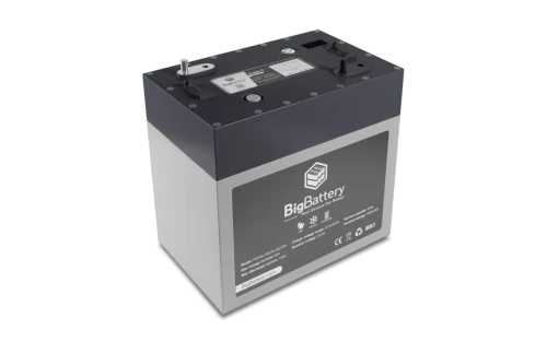 BigBattery | 24V | 64Ah | LiFePO4 | T-105 Replacement Light Industrial & RV Battery | FEAGL-24016-G2-NC