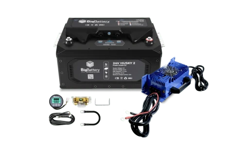BigBattery | 24V | HUSKY 2 | Off-Grid Storage Battery | Inverter Kit | K0969-V