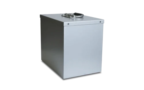 BigBattery | EAGLE Counterweight Container | Empty Steel Box for 86 lb Fill Capacity | CAS058