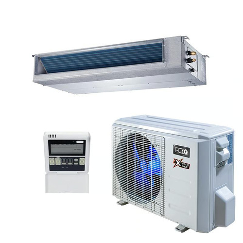 12,000 BTU 23 SEER ACiQ Single Zone Concealed Duct Mini Split System | Extreme Series - R454B - ACIQ-12CD-HH-MC / ACiQ-12ZPL-HP230C  Mini Split Systems Direct