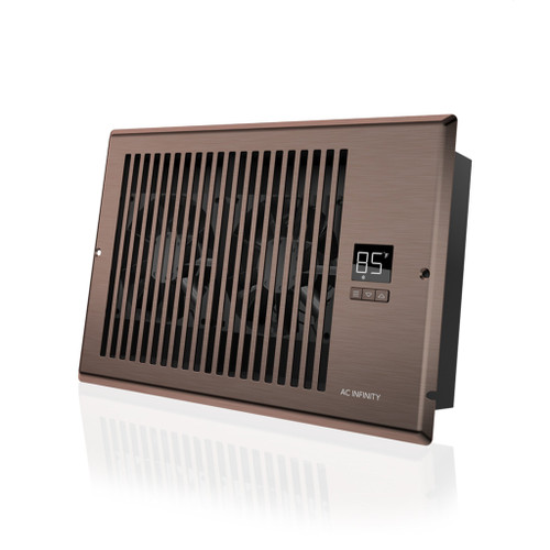 AC Infinity AIRTAP T6, Quiet Register Booster Fan System, Bronze, for 6” X 10” Registers - AC-RBF6-B  Mini Split Systems Direct