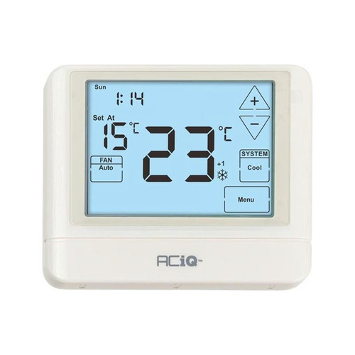 ACiQ WiFi Programmable 3H/2C Heat Pump 2H/2C Conventional Touchscreen Thermostat - STN855W  Mini Split Systems Direct