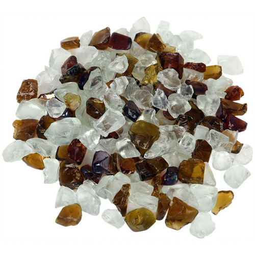 Amantii / Sierra Flame Fire Glass Media – “Canyon Brown” Fireglass – AMSF-GLASS-15 - AMSF-GLASS-15  Mini Split Systems Direct