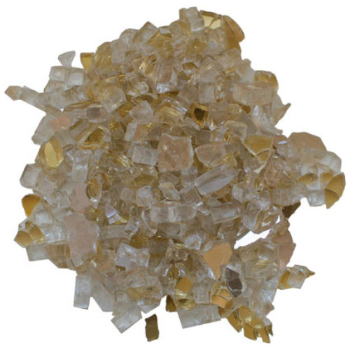 Amantii / Sierra Flame Fire Glass Media – ”Champagne” Reflective – AMSF-GLASS-04 - AMSF-GLASS-04  Mini Split Systems Direct