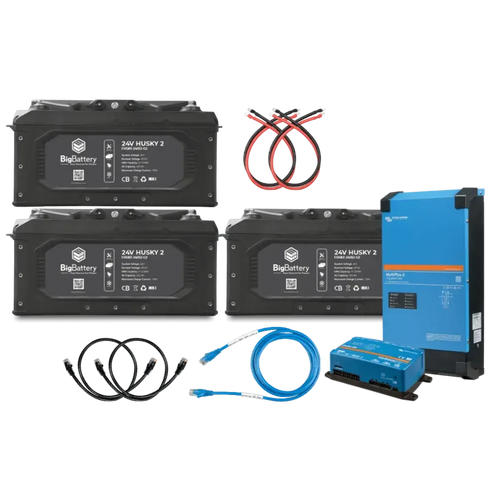 BigBattery 24V 3X HUSKY 2 KIT – Victron - K0702  Mini Split Systems Direct