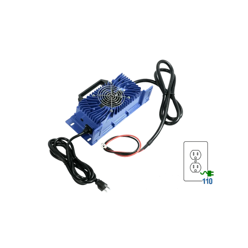 BigBattery 48V 110V AC 20A IP65 Blue Charger - PWS053  Mini Split Systems Direct