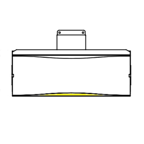 Bromic Heating - BH8080005 - Replacement Part - Platinum Gas - 500 Series Glass Radiant Heater Bottom -   Mini Split Systems Direct