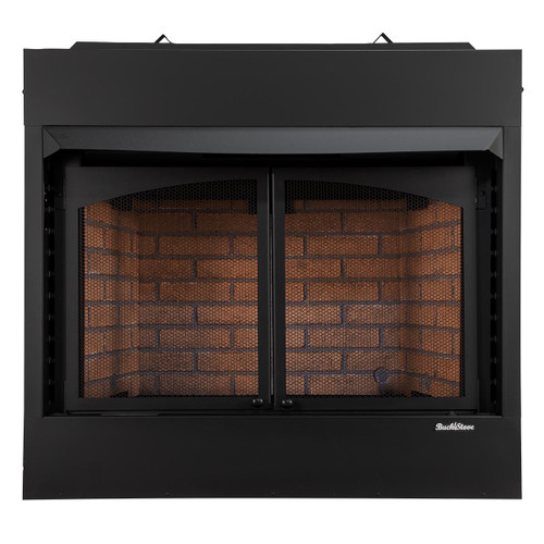 Buck Stove ZCBB Vent-Free Firebox Enclosure | Natural Gas | 36-Inch Zero-Clearance Fireplace Box | Up to 40,000 BTU - NV ZCBB  Mini Split Systems Direct