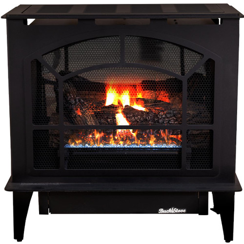 Buck Stove Townsend II Vent-Free Gas Stove | Propane or Natural Gas | Efficient Zone Heating
