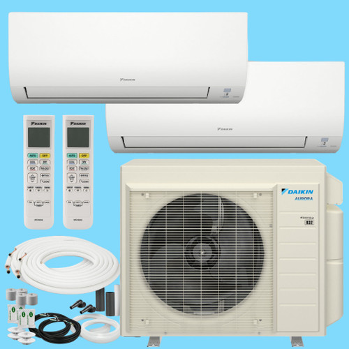 Daikin 2 Zone Mini Split System R32 - Design Your Own - 2MXM18AVJU9-Design-Your-Own  Mini Split Systems Direct