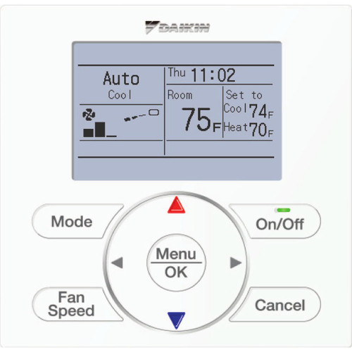 Daikin Wired Navigation Controller - BRC1E73 - BRC1E73  Mini Split Systems Direct