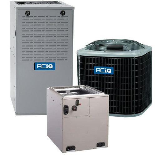 2 Ton 13.4 SEER2 80% AFUE 45,000 BTU ACiQ Gas Furnace and Air Conditioner System - Multi-Positional - R454B - R5A4S24AKANA / EVM5X32M17A / N80MSN0451714A  Mini Split Systems Direct