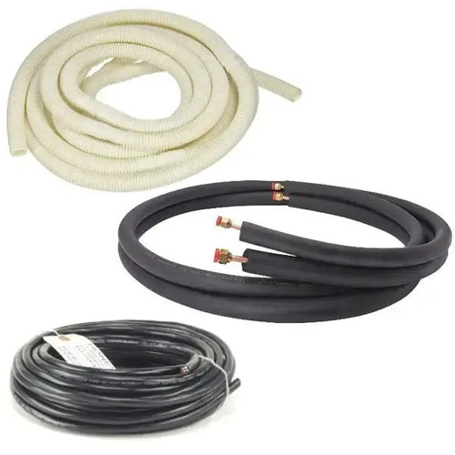Ductless Mini Split Indoor Installation Kit - 1/4" x 1/2" Line Set - 15' - MSK141215  Mini Split Systems Direct
