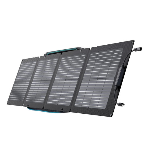 EF ECOFLOW 110W Portable Solar Panel, Foldable with Carry Case, High 23% Efficiency, IP68 Water & Dustproof Design for Camping, RVs, or Backyard Use - B09TKKYW7G  Mini Split Systems Direct