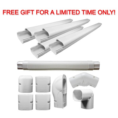 Free Pioneer® Decorative PVC Line Cover Kit for Mini Split Air Conditioners & Heat Pumps ($73.99 Value) - FREE-PVC-LINE-KIT  Mini Split Systems Direct