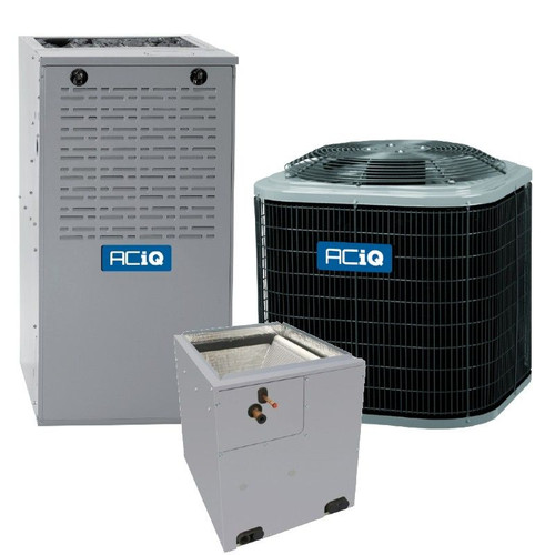 2 Ton 16.5 SEER2 80% AFUE 44,000 BTU ACiQ Gas Furnace and Air Conditioner System - Upflow/Downflow - R454B - R5A5S24AKAWA / EVD5X30M17A / N80MSN0451412A  Mini Split Systems Direct