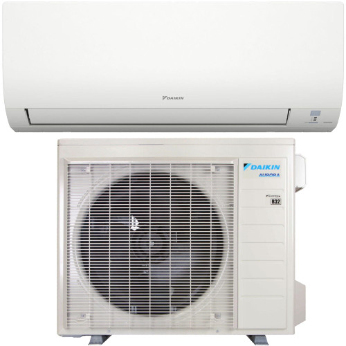 24,000 BTU 21 SEER2 Daikin Aurora Series Wall Mounted Single Zone Ductless Mini Split Heat Pump Air Conditioner - 230V | R32 - Wi-Fi Enabled