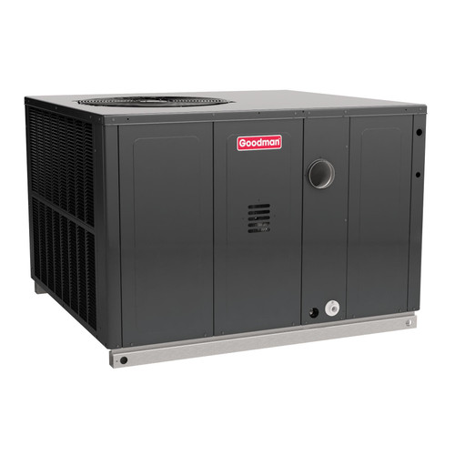 Goodman 3 Ton Cooling / 80,000 BTU Heating 81% AFUE 13.4 SEER2 Single Stage Low NOx Gas/Electric Package Unit (Downflow/Horizontal) - GPGM33608041 - GPGM33608041  Mini Split Systems Direct