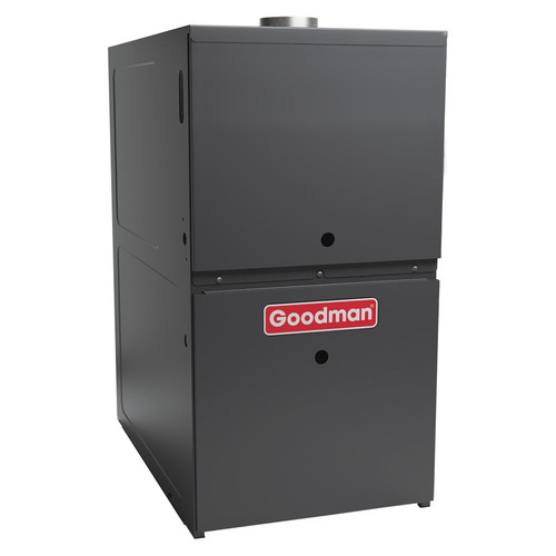 Goodman GR9S800804BU 80% AFUE 80,000 BTUH/H Gas Furnace Multi Speed ECM, Single Stage, Upflow/Horizontal, Ultra-Low NOx - 17.5" Width