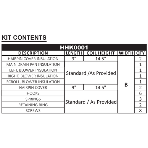 Goodman HHK0001 High Humidity Kit – 7mm Condensate Management - HHK0001  Mini Split Systems Direct