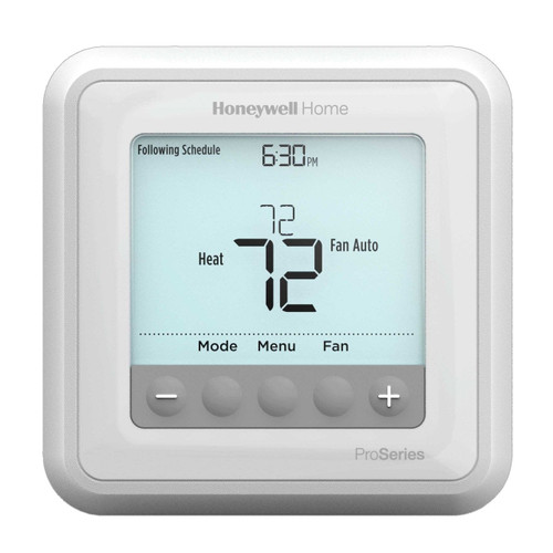 Honeywell Home TH6220U2000 T6 Pro Programmable Thermostat, 2H/1C Heat Pump, 2H/2C Conventional - TH6220U2000  Mini Split Systems Direct