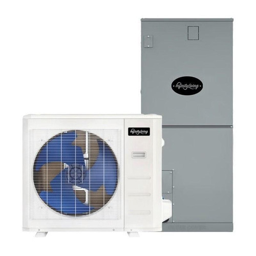 Infinity Living 2 Ton 18.4 SEER2 High Efficiency Heat Pump Split System - R454B Hyper Heat Inverter - Multi-Positional - EZ-24-HPB / EZ-24-AHB  Mini Split Systems Direct