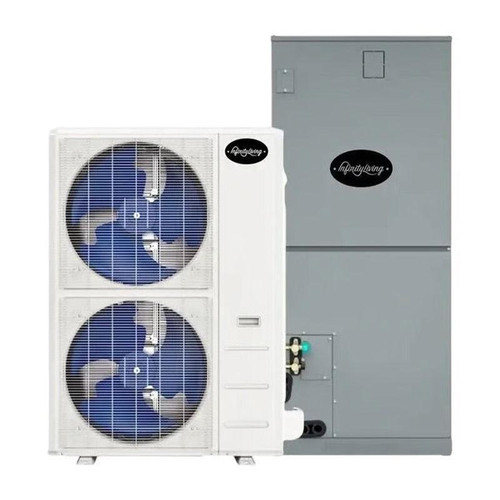 Infinity Living 5 Ton 16 SEER2 High Efficiency Heat Pump Split System - R454B Hyper Heat Inverter - Multi-Positional - EZ-60-HPB / EZ-60-AHB  Mini Split Systems Direct