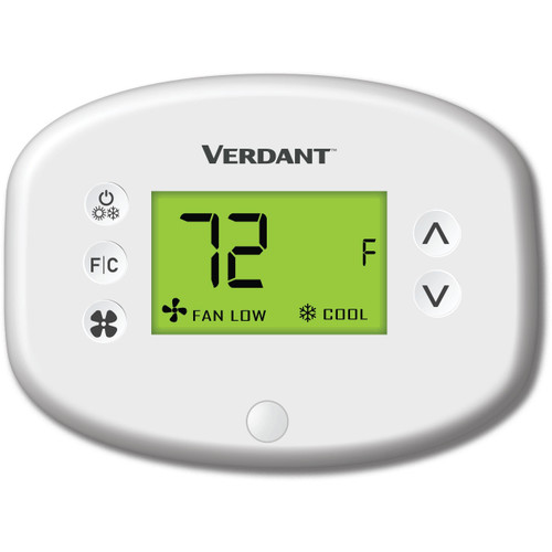 Verdant VX3 Wireless Energy Management Thermostat Kit with built-in Occupancy Detection (RIB Relay Included) - VX3-TW-W-LIT - VX3-TW-W-LIT-VX3-TB-B-LIT  Mini Split Systems Direct