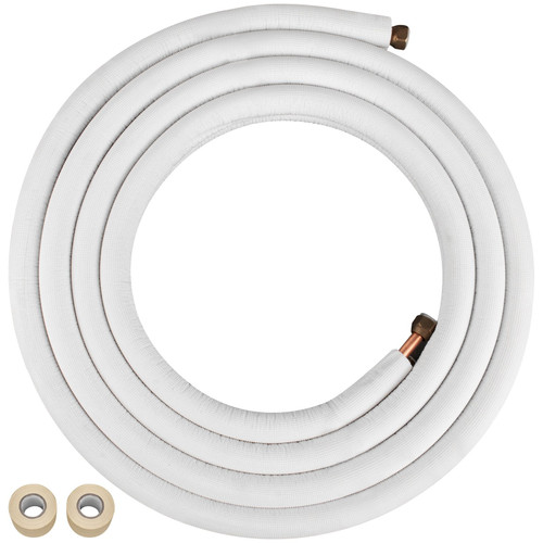 VEVOR 50 ft Mini Split Copper Line Set for AC & Heat Pumps - VEVOR-50F-LS  Mini Split Systems Direct
