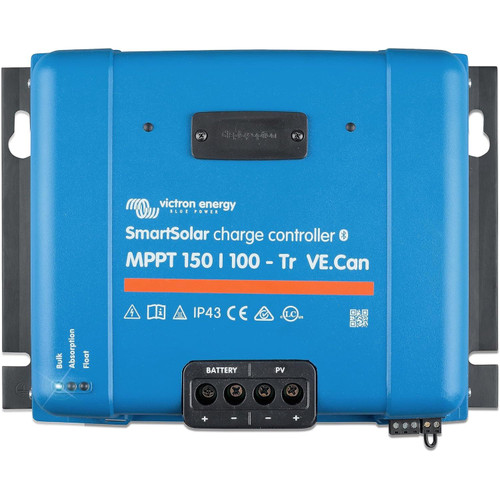 Victron Energy SmartSolar MPPT Tr VE. Can 150V 100 amp 12/24/36/48-Volt Solar Charge Controller (Bluetooth) - SCC115110411  Mini Split Systems Direct
