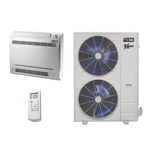 36,000 BTU 23 SEER ACiQ Single Zone Floor Mount Mini Split System | Extreme Series - ACIQ-36FM-HH-MD / ACiQ-36ZPL-HP230C  Mini Split Systems Direct