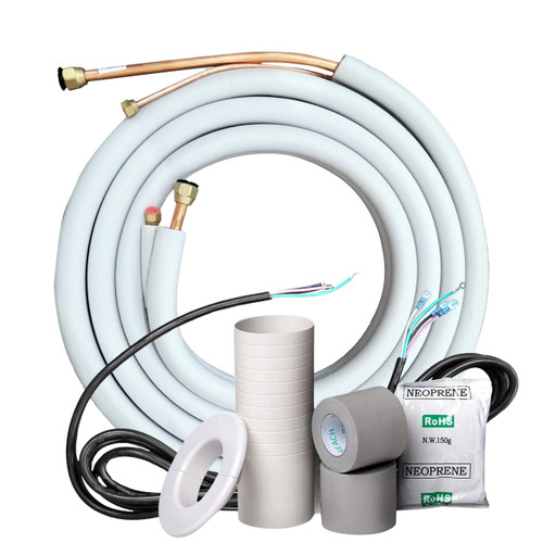 50FT 3/8" x 5/8" MRCOOL® MC50-3858 Flared Line Set Kit for 24K - MC50-3858K  Mini Split Systems Direct