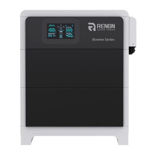 Renon Xtreme LV Modular LV Battery System | 10.24 - 40.96 kWh | Stackable LiFePO4 | WiFi EMS | Plug & Play | 10-Year Warranty