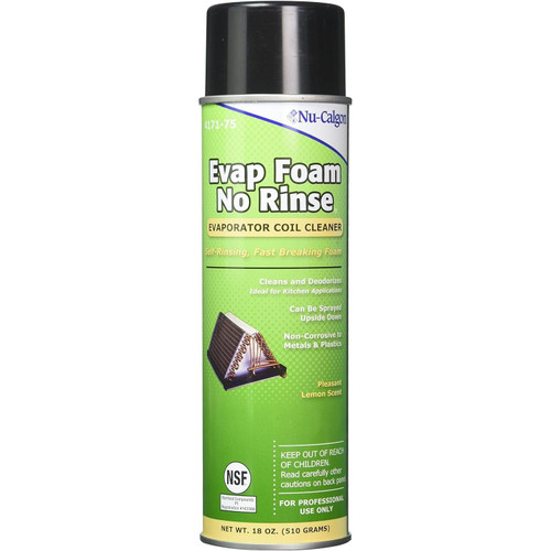 Nu-Calgon 4171-75 Evap Foam No Rinse Evaporator Coil Cleaner, 18 oz. - 4171-75  Mini Split Systems Direct