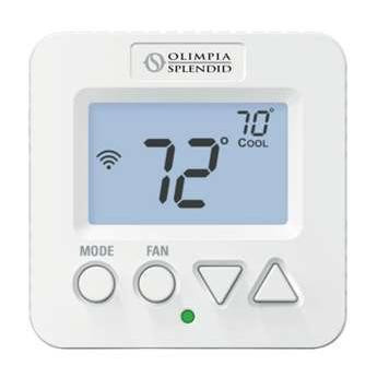 Olimpia Splendid Maestro Pro Wired 7-day Programmable Thermostat 2 Heat / 2 Cool Wi-Fi Ready - SKU B1022 (Requires SKU B1021 + SKU B1028) - B1022  Mini Split Systems Direct